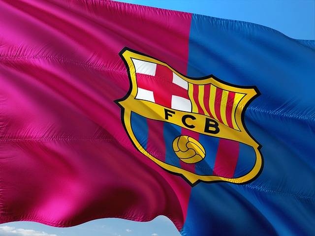FCバルセロナの旗